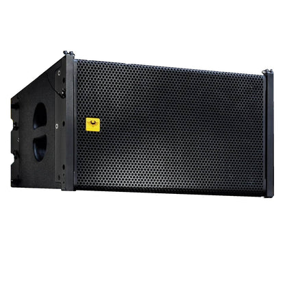 KEVLER EZ-112A 12" 700W + 100W Bi-Amp 2-Way Active Subwoofer Line Array Speaker System with XLR Line Input, SpeakOn Terminals, DSP Control and Flight Case for Concerts and Large Meetings
