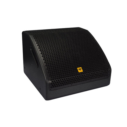 [CLEARANCE] KEVLER MR-15A 15" 600W 2-Way Coaxial Active Stage Monitor Speaker with Volume Controls, 3-Pin XLR I/O, Easy Daisy-Chain Loop Connection and Built-In Wide Side Handles
