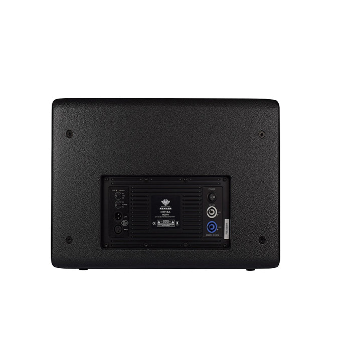 [CLEARANCE] KEVLER MR-15A 15" 600W 2-Way Coaxial Active Stage Monitor Speaker with Volume Controls, 3-Pin XLR I/O, Easy Daisy-Chain Loop Connection and Built-In Wide Side Handles