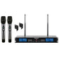 KEVLER MR-250H Dual UHF Wireless Microphone with 200 Max Frequencies, Dual Antenna Diversity Receiving System with LCD Display, Mountable 1U Space Rack, Master Controls and Unbalance/Balance XLR Output