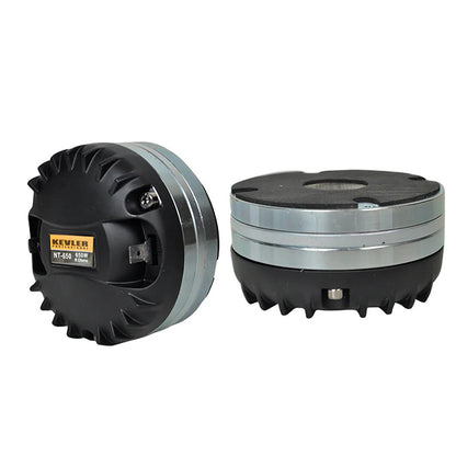KEVLER NT-650 650W Titanium Dome Neodymium Compression Driver with 65mm Voice Coil and 1.5" Exit Throat for Speaker Output Feedback Reduction