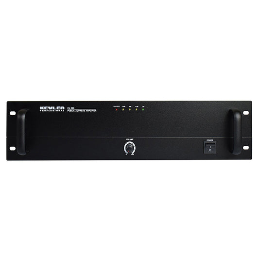 KEVLER PA-500X 450W PA Power Amplifier with LED Indicators, XLR / RCA Line Input and Output, Gain and Volume Control