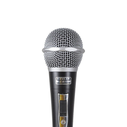 KEVLER PM-880 Professional Dynamic Hypercardioid Wired Microphone with 10-Meters Cable, 10Watts and 4 Ohms Impedance