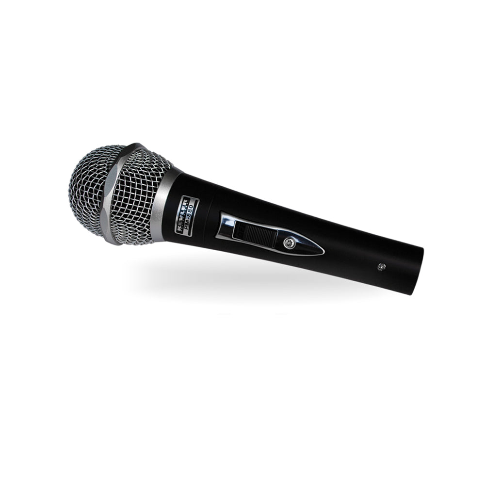 KEVLER PM-880 Professional Dynamic Hypercardioid Wired Microphone with 10-Meters Cable, 10Watts and 4 Ohms Impedance