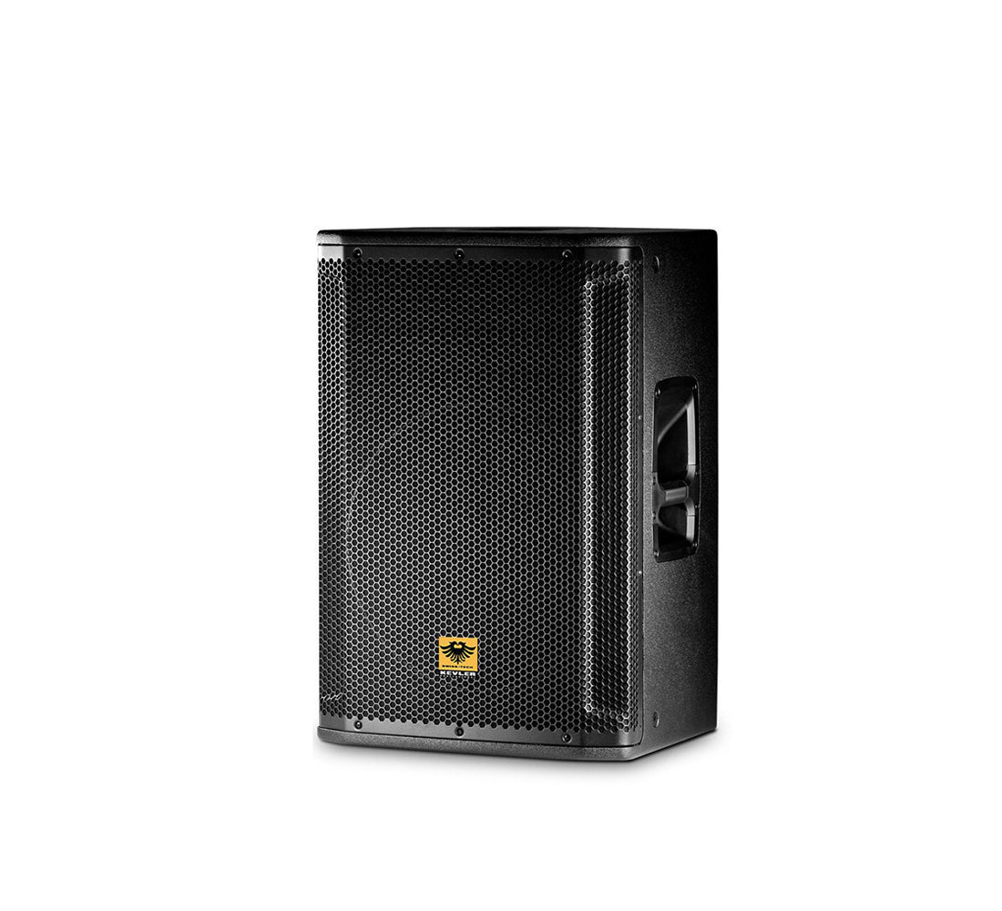 KEVLER SRX-812A 12" 1000W 2-Way Bass Reflex Full Range Active Loud Speaker (PAIR) with Built-In Class D Amplifier, Tuner Knobs, XLR Line In/Out, 2 SpeakOn Terminals and Multiple Handles