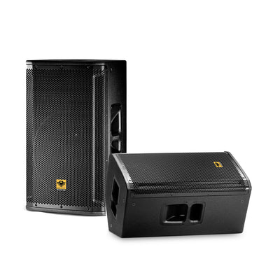 [CLEARANCE] KEVLER SRX-815A 15" 600W 2-Way Bass Reflex Full Range Active Loudspeaker (PAIR) with Built-In Class D Amplifier, Tuner Knobs, XLR Line In/Out, 2 SpeakOn Terminals and Multiple Handles