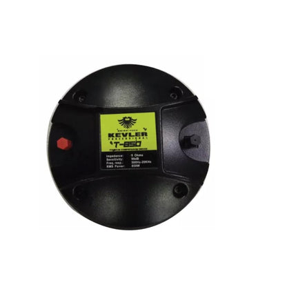 KEVLER T-850 850W Titanium Dome Shape Compression Driver with 75mm Voice Coil, 8 Ohms Impedance and 2" Exit Throat for Speakers