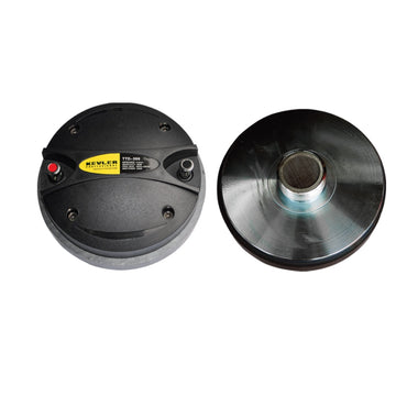 KEVLER TTD-300 300W Treated Titanium Dome Shape Compression Driver with 44mm Voice Coil and 1" Exit Throat for Speaker Output Feedback Reduction