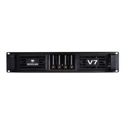 [CLEARANCE] KEVLER 1300W / 2350W V Series Class TD Professional Power Amplifier with LED Indicators, High-Current Toroidal Transformer, Bridge Mode Selection and XLR Input | V5, V7