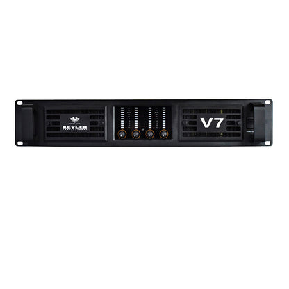 [CLEARANCE] KEVLER 1300W / 2350W V Series Class TD Professional Power Amplifier with LED Indicators, High-Current Toroidal Transformer, Bridge Mode Selection and XLR Input | V5, V7