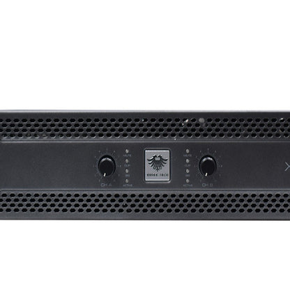 [CLEARANCE] KEVLER X4 1200W Power Amplifier with 20Hz-20KHz Frequency, Balance/Unbalance XLR Input, Stereo, Parallel and Bridge Mode Selection, LED Indicators, 3-Pin XLR I/O, Metal Frame and Dual Variable Speed Fans