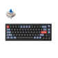 Keychron Q2 QMK 68 Keys Compact Wired Tenkeyless Mechanical Keyboard with RGB Backlight and Hot-Swappable Switches and Programmable Knob Version for Mac and Windows PC Computer (Blue Clicky, Brown Tactile) (Carbon Black) Q2C2 Q2C3