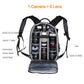 K&F Concept Large DSLR Camera Backpack Fit for Nikon Canon Camera & Laptop, Tripod for Travel Outdoors