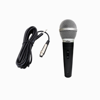 Konzert KPM-22 Dynamic Capsule Cardioid High Performance Wired Microphone with 4-Meter PL Jack Cable with Max Sound Efficiency and Uniform Frequency Response