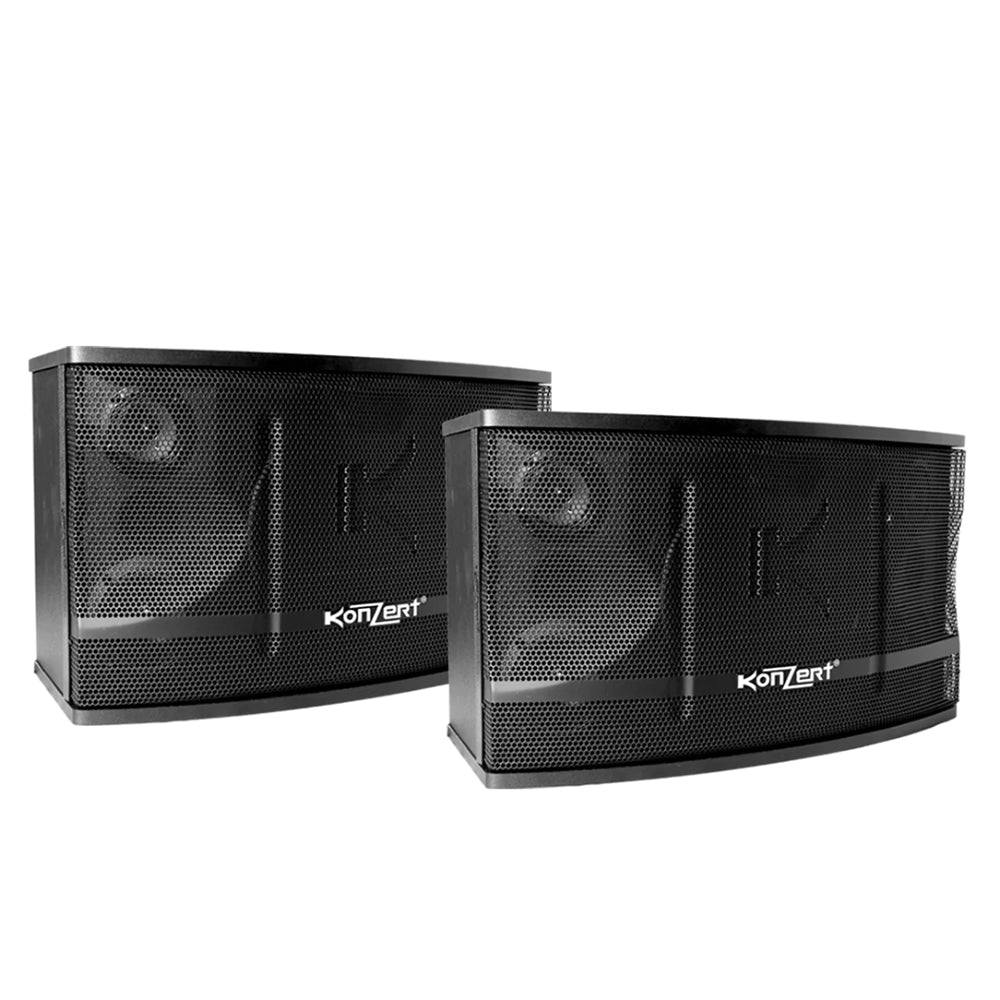 Konzert KS-655MK2 12" 650W 3-Way Bass Reflex Passive Karaoke Speaker System (PAIR) for Live Concerts and Events