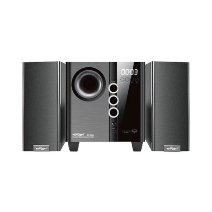 Konzert KX-250+ 2500W 2.1 Channel Active Multimedia Speaker System with Bluetooth, USB/SD Slot, Aux-In, Mic Input, FM Radio