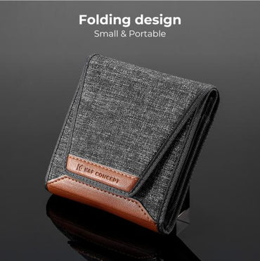 K&F Concept 3-Pocket Filter Pouch Case fits up to 62mm / 82mm Camera Filters | KF13-138, KF13-139