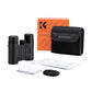 [CLEARANCE] K&F Concept 8x21 BAK4 Prism Wide Angle HD Binoculars IP65 Waterproof, 378Ft Max Range with FMC Lens, 21mm Large View Eyepiece for Outdoor Travel, Camping and Bird Watching | KF33-069