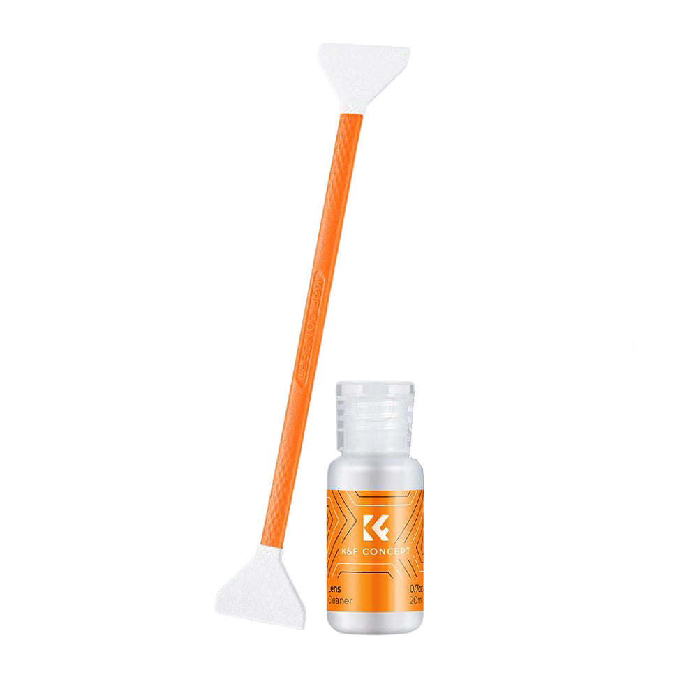 K&F Concept 2-in-1 Cleaning Cloth Stick Set with 20ml Cleaning