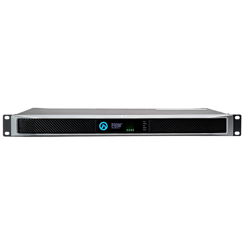 LEA Professional CS704 / CS704D 704 Connect Series 700W 4-Channel Class D Amplifier with Dante Protocol, Cloud Control, IoT Enabled Built-in WiFi Access Point and Ethernet Port, DSP Processor and 8-Band EQ Equalizer