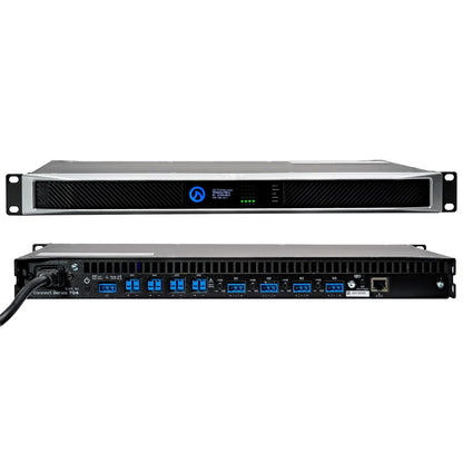 LEA Professional CS704 / CS704D 704 Connect Series 700W 4-Channel Class D Amplifier with Dante Protocol, Cloud Control, IoT Enabled Built-in WiFi Access Point and Ethernet Port, DSP Processor and 8-Band EQ Equalizer