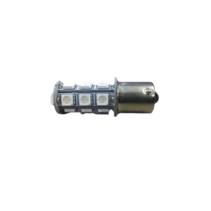 Pxel 1156 LED Bulb Single Function 12V 18 SMD Replacement Light for Car Signal Tail, Van, Truck, SUV  (White, Yellow)
