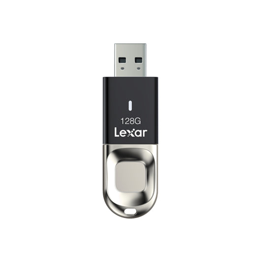 Lexar JumpDrive Fingerprint F35 128GB USB 3.0 Flash Drive with 150mb/s Read Speed and 10 Fingerprint IDs for PC Computer Laptop | LJDF35-128BBK