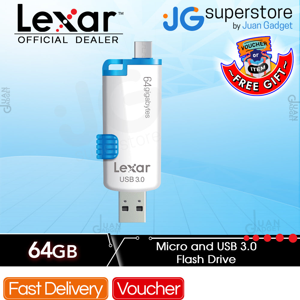 Lexar JumpDrive M20 64GB Mobile USB 3.0 Flash Drive