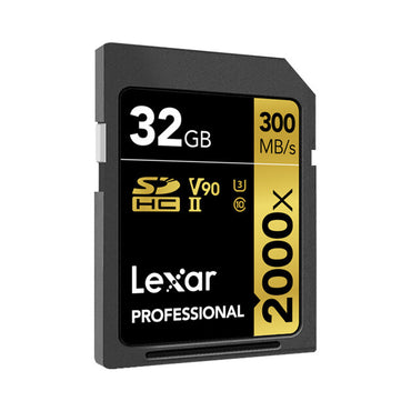 Lexar Professional SDHC Class 10 32GB Memory Card with 2000x Speed Rating LSD2000032G-BNNNG