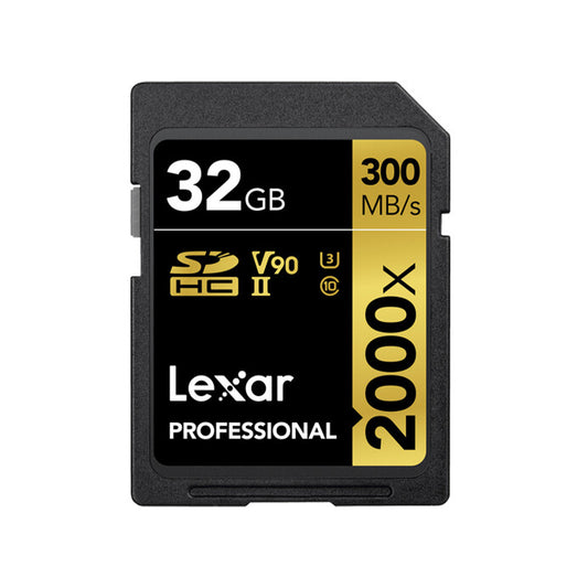Lexar Professional SDHC Class 10 32GB Memory Card with 2000x Speed Rating LSD2000032G-BNNNG