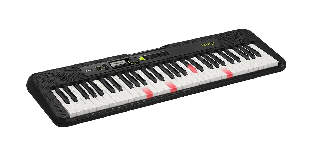 Casio LK-S250-FA 61 Keys Slim Lighting Digital Piano Keyboard with Adapter, Chordana Play App Support, Tones, Rhythms, and Auto-Accompaniment (Black)