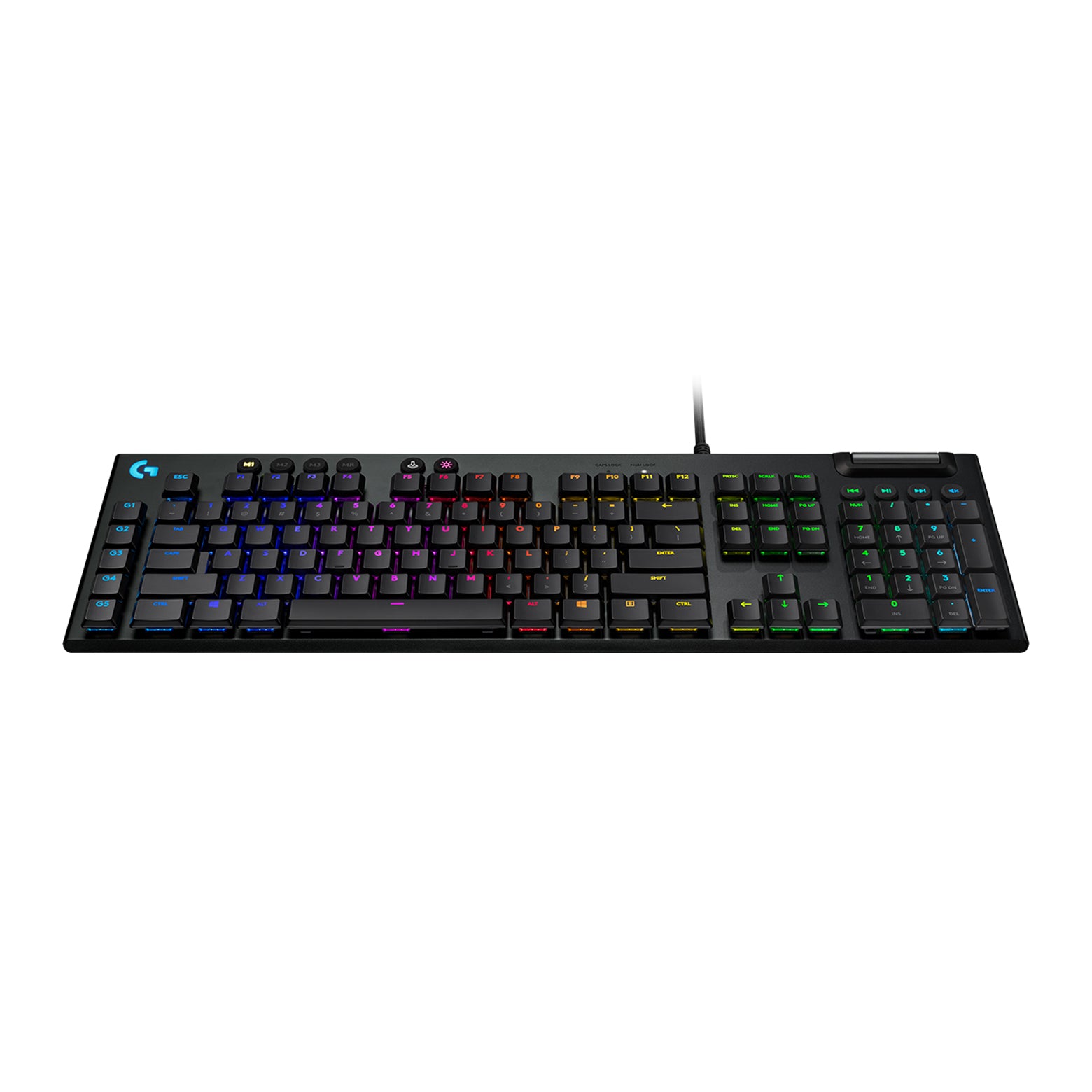 Logitech G813 LIGHTSYNC RGB Ultra-Thin Mechanical Gaming Keyboard (GL  Clicky / Linear / Tactile Switch) for Windows, macOS