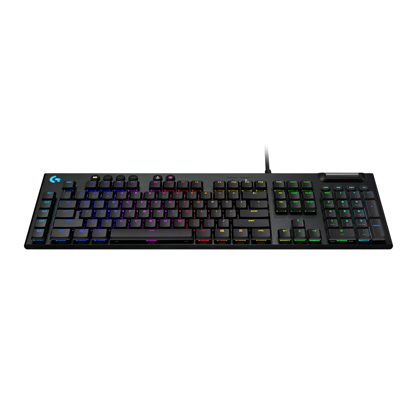 Logitech G813 LIGHTSYNC RGB Ultra-Thin Mechanical Gaming Keyboard (GL Clicky / Linear / Tactile Switch) for Windows, macOS