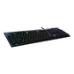 Logitech G813 LIGHTSYNC RGB Ultra-Thin Mechanical Gaming Keyboard (GL Clicky / Linear / Tactile Switch) for Windows, macOS