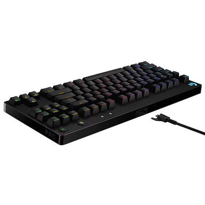 Logitech G Pro X TKL Mechanical Gaming Keyboard Hot Swappable Tenkeyless LIGHTSYNC RGB for PC Gaming (GX Blue Clicky)