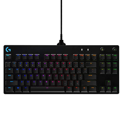 Logitech G Pro X TKL Mechanical Gaming Keyboard Hot Swappable Tenkeyless LIGHTSYNC RGB for PC Gaming (GX Blue Clicky)