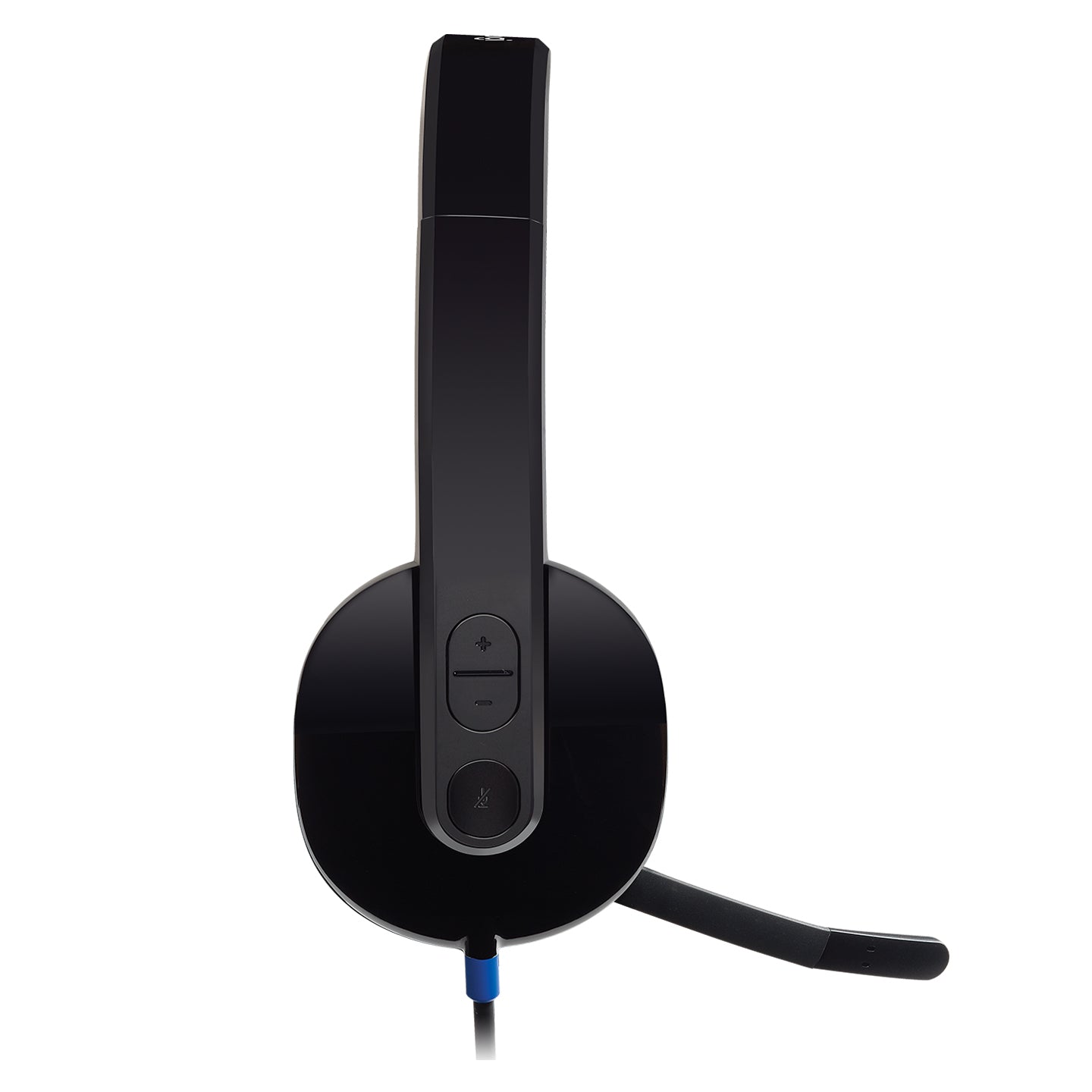 Logitech H540 USB Computer Headset Wired Headphones with Noise Cancelling Mic, On-ear Volume Controls, Stereo Sound