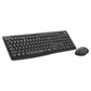 Logitech MK295 Wireless Mouse and Full Size Keyboard Combo with 8 Shortcut Keys, Silent Touch Tech, 2.4GHz USB Nano Receiver, and 10m Wireless Range