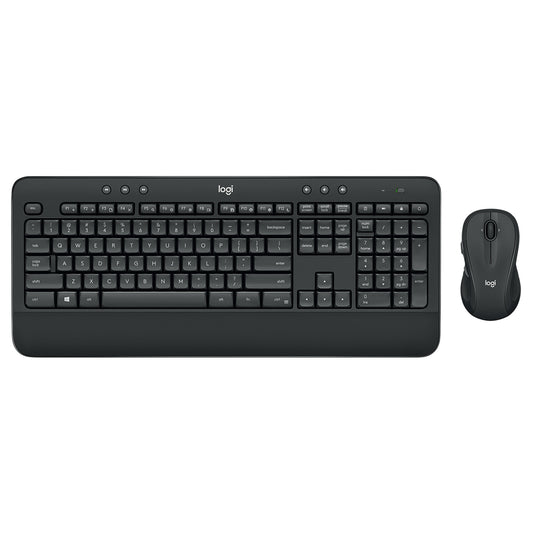 Logitech MK545 Advanced Wireless Keyboard and Mouse Combo with Precision Tracking, 2.4Ghz USB Nano Receiver, 10 meter Range