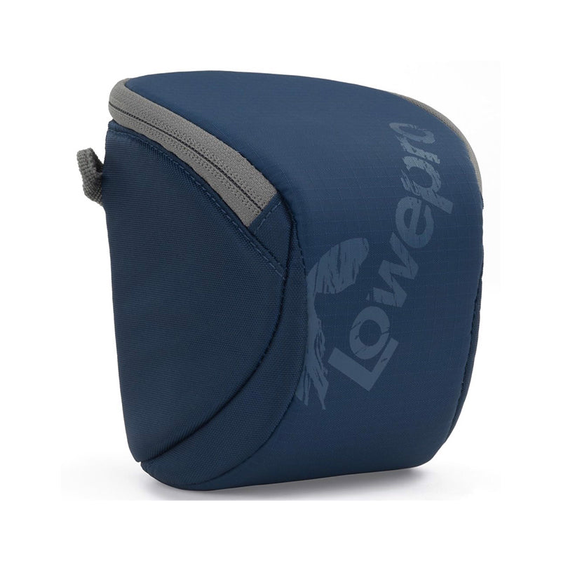 Lowepro DashPoint 30 Camera Sling Pouch Belt Bag with Velcro Fasteners and Shoulder Strap, EVA Padding and Memory Card Pocket for Mirrorless and Action Cameras (Galaxy Blue, Pepper Red, Slate Gray)