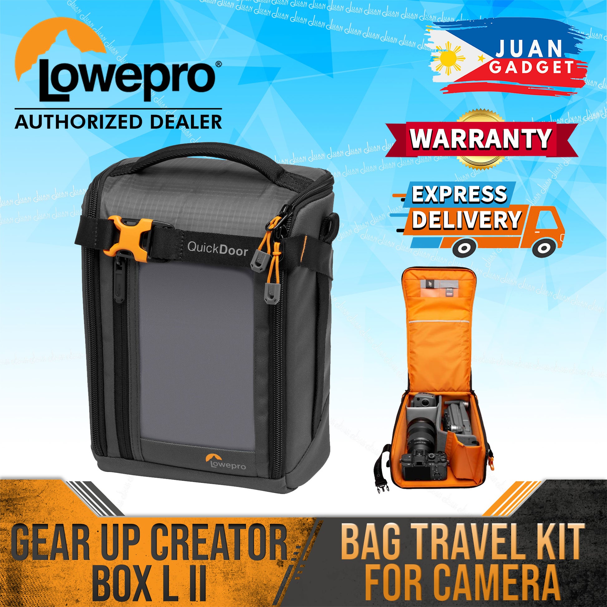Lowepro GearUp Creator Box Large II Mirrorless and DSLR Camera Case with Quickdoor Access