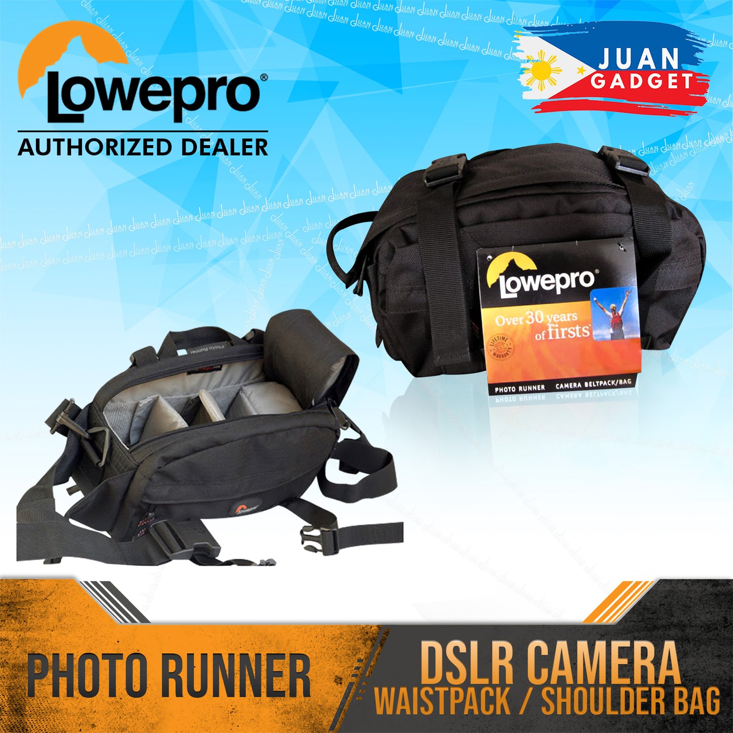 Lowepro Photo Runner Adjustable Convertible Beltpack Shoulder Waterproof Soft Camera Bag