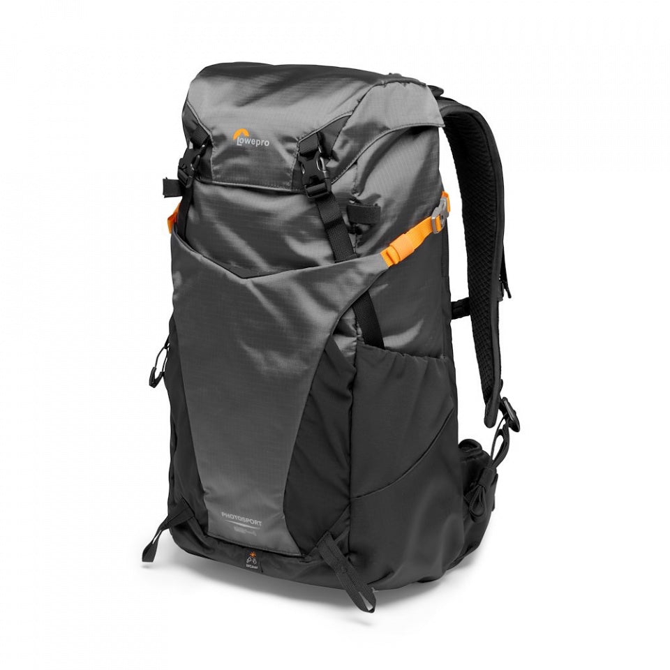 Lowepro PhotoSport BP 24L AW III Lightweight Weather-Resistant CSC Photo Backpack with Removable GearUp Camera Insert for Hiking and Travel (Gray/Blue)