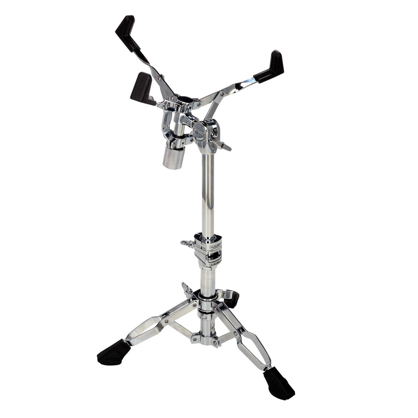 Ludwig LAP22SS Atlas Pro Snare Drum Stand with Low-Contact Grips, Memory Locks, Gearless Dual Axis Tilter, Rubber Feet