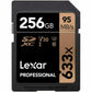 Lexar Professional High Speed SDXC Memory Card with 256GB Memory Capacity LSD256CBAP633