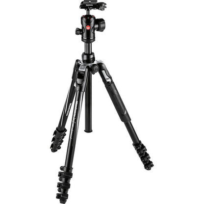 Manfrotto Befree Advanced Travel Aluminum Tripod with 494 Ball Head Lever Locks, Black (MKBFRLA4BK-BH)