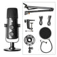 Maono Professional Adjustable Omnidirectional Cardioid Condenser Studio Microphone Kit with Volume and Mute Control Knobs with Boom Arm Stand for Podcasting, Gaming, Dubbing, Youtube, Twitch | AU-903S 903S