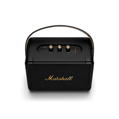 Marshall Kilburn II Portable Bluetooth Speaker BT 5.0 IPX2 Water Resistant with aptX Compatibility, 20Hours Playtime and Iconic Classic Amp Design (Black, Brass)