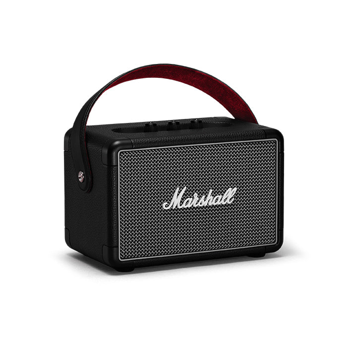 Marshall Kilburn II Portable Bluetooth Speaker BT 5.0 IPX2 Water Resistant with aptX Compatibility, 20Hours Playtime and Iconic Classic Amp Design (Black, Brass)