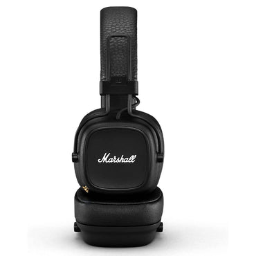 Marshall Major IV Bluetooth 5.0 On-Ear Headphones Wireless Charging 80Hrs Playback Time with Iconic Brand Design (Black)